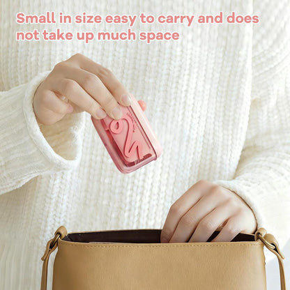 Travel-sized Storage Case with 50 Dental Floss Sticks