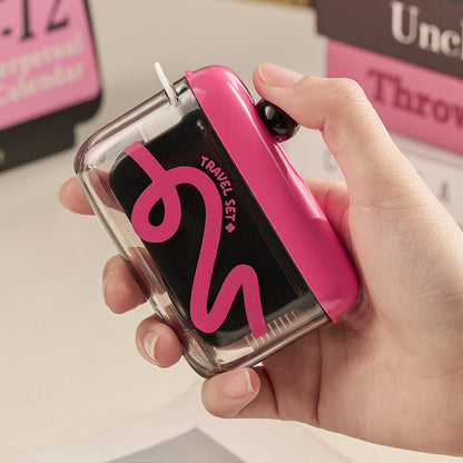 Travel-sized Storage Case with 50 Dental Floss Sticks