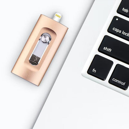 Portable 4-in-1 Memory Stick MFi Certified High Speed Data Transfer Flash Drive