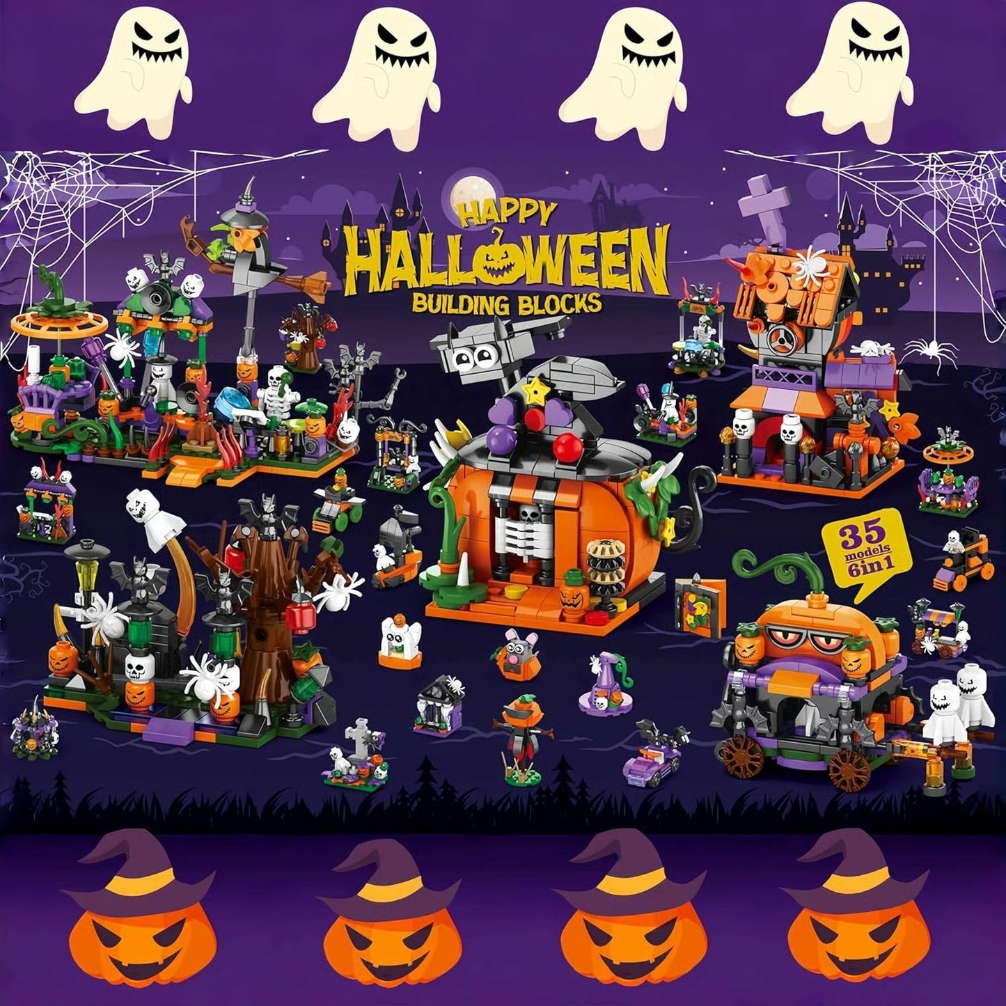 🎃31 Days of Halloween Advent Calendar Bricks