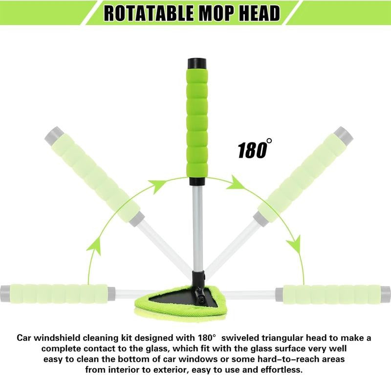 Car Windshield Cleaning Tool Set – Uitschuifbaar & 180° Draaibaar|🔥HOT SALE 57% OFF Today Only!🔥